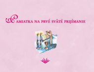 Pamiatka na prvé sväté prijímanie - Kniha