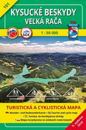 Kysucké Beskydy Veľká Rača 1:50 000: 101 Turistická mapa - Kniha