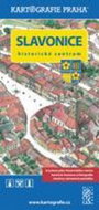 Slavonice - historické centrum: Kreslená mapa - Kniha