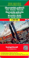 Automapa Chorvatské pobřeží 1:200 000: Istrie, Dlamacie, Dubrovník - Kniha