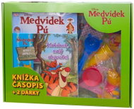 Kufřík Medvídek Pú Klokánek malý objevitel: Obsahuje knihu, knihu samolepek, časopis, puzzle, hračku - Kniha
