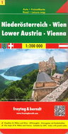 Automapa Dolní Rakousko Vídeň 1:200 000 - Kniha