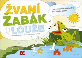 Žvaní žabák u louže: hravé logopedické písničky + CD - Kniha - Hlavní obrázek