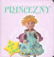 Říkanková knížka Princezny: 4 puzzle po 4 dílcích - Kniha