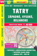 Tatry - Západné, Vysoké, Belianske 1:40 000: 473 - Kniha