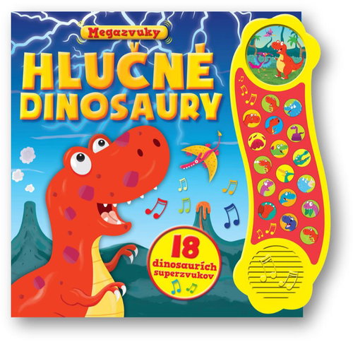 Hlučné dinosaury: 18 dinosaurích supervukov - Kniha - Main image
