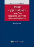 Listina a její realizace: V systému veřejného a nového soukromého práva - Kniha