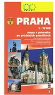 Praha: 1:12.500 mapa a průvodce po pražských památkách - Kniha