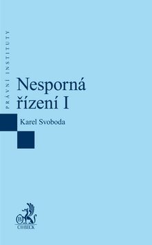 Nesporná řízení I. - Kniha - Main image