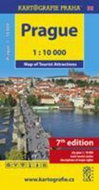 Prague: Map of Tourist Attractions - Kniha
