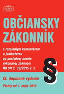 Občiansky zákonník: IX. doplnené vydanie Platný od 1. mája 2015 - Kniha