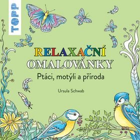 TOPP Relaxing colouring book: birds, butterflies and nature - Colouring Book - Main image