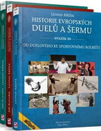 Komplet 3ks Historie evropských duelů a šermů svazek I.+ II. + III.: Balíček obsahuje 1,2,3. díl - Kniha