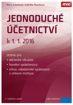 Jednoduché účetnictví k 1. 1. 2016 - Kniha - Main image