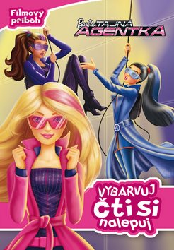 Barbie Tajná agentka Vybarvuj a čti - Kniha - Main image