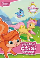 Pelíškov Filmový příběh Vybarvuj, čti si, nalepuj: Příběhy palácových mazlíčků - Kniha