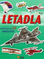 Letadla: Uvnitř více než 50 samolepek - Kniha