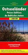Automapa Baltské pobřeží 1:800 000: Ostsealänder Paises bálticos de Baltische staten - Kniha