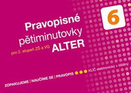 Pravopisné pětiminutovky 6 - Kniha