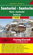 Automapa Santorini 1:40 000: kapesní lamino - Kniha