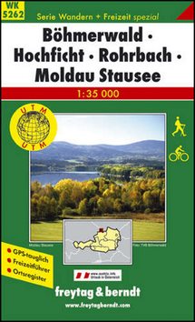 5262 Böhmerwald-Hochficht-Rohrbach 1:35 000: Turistická mapa - Kniha - Main image