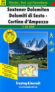 10 Sextener Dolomiten-Cortina d'Ampezzo 1:50 000 - Kniha