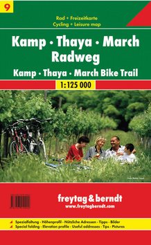 Cyklomapa Kamp-Thaya-March Radweg 1:125 000 - Kniha - Main image