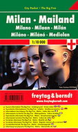 Plán města Milán 1:10 000: Kapesní lamino - Kniha