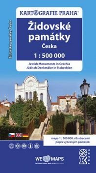 Židovské památky Česka: 1:500 000 - Kniha - Hlavní obrázek