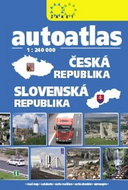 Autoatlas Česká republika Slovenská republika 1:240 000 - Kniha