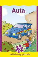 Auta: Skládanky s puzzle - Kniha