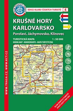 KČT  4 Krušné hory, Karlovarsko - Kniha - Main image