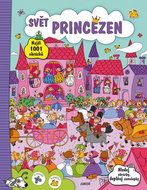 Svět princezen: Hledej obrázky, doplňuj samolepky - Kniha