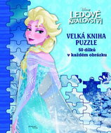 Ledové království Velká kniha puzzle: 50 dílků v každém obrázku - Kniha