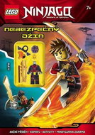 LEGO NINJAGO Nebezpečný džin: Akční příběh, komiks, aktivity, minifigurka - Kniha