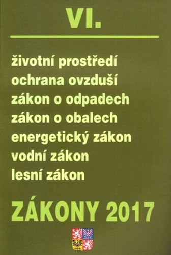 Zákony 2017 VI.: Životní prostředí - Kniha - Main image