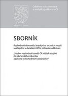 Sborník č. 1 Rozhodnutí okresních, krajských a vrchních soudů uveřejněná - Kniha
