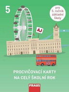 Procvičovací karty na celý školní rok 5: Angličtina - Kniha