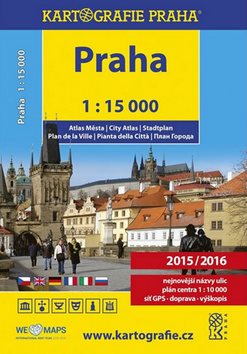 Praha 1:15 000 atlas města - Kniha - Main image