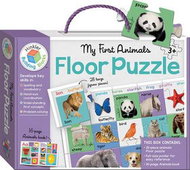 Puzzle pro nejmenší Zvířátka BOX - Kniha