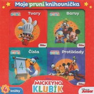 Mickeyho klubík Moje první knihovnička: Tvary, barvy, Čísla, Protiklady - Kniha
