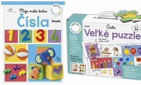 Veľké puzzle Čísla BOX - Kniha - Main image