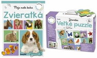 Veľké puzzle Zvieratká BOX - Kniha