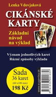 Cikánské karty: Základní návod na výklad + sada 36 karet - Kniha