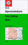Totes Gebirge Mitte 1:25 000: Alpenvereinskarte 15/2 - Kniha