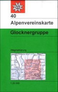 Glocknergruppe 1:25 000: Alpenvereinskarte 40 - Kniha