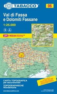 Val di Fassa 1:25 000: Tabacco 06 - Kniha