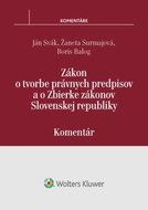 Zákon o tvorbe právnych predpisov a o Zbierke zákonov SR - Kniha