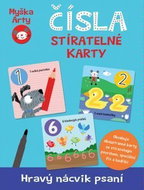 Myška Arty Čísla Stíratelné karty: Hravý nácvik psaní, 40 karet - Kniha