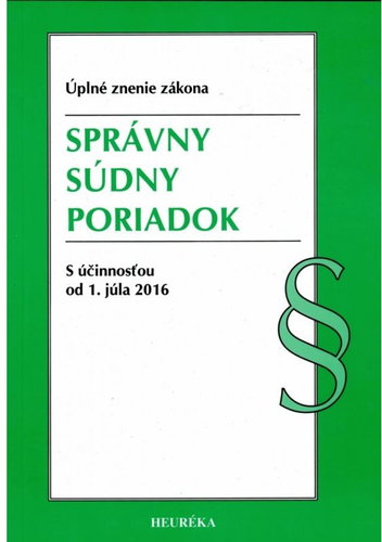 Správny súdny poriadok: Komentár - Kniha - Main image